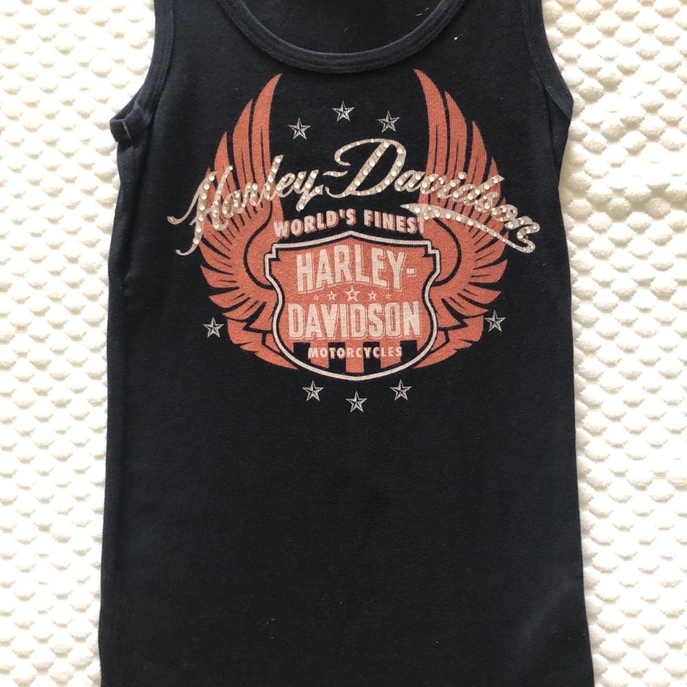 Harley Davidson black tank